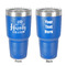 Wedding Quotes and Sayings 30 oz Stainless Steel Ringneck Tumbler - Blue - Double Sided - Front & Back