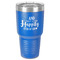 Wedding Quotes and Sayings 30 oz Stainless Steel Ringneck Tumbler - Blue - Front