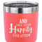 Wedding Quotes and Sayings 30 oz Stainless Steel Ringneck Tumbler - Coral - CLOSE UP