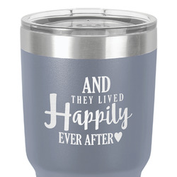 Wedding Quotes and Sayings 30 oz Stainless Steel Tumbler - Grey - Double-Sided