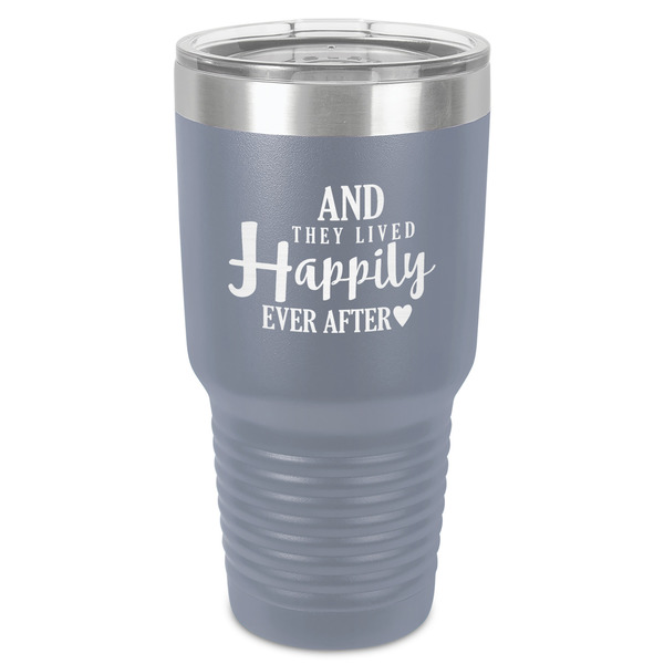 Custom Wedding Quotes and Sayings 30 oz Stainless Steel Tumbler - Grey - Single-Sided