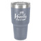 Wedding Quotes and Sayings 30 oz Stainless Steel Ringneck Tumbler - Grey - Front
