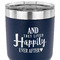 Wedding Quotes and Sayings 30 oz Stainless Steel Ringneck Tumbler - Navy - CLOSE UP