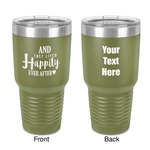 Wedding Quotes and Sayings 30 oz Stainless Steel Tumbler - Olive - Double-Sided