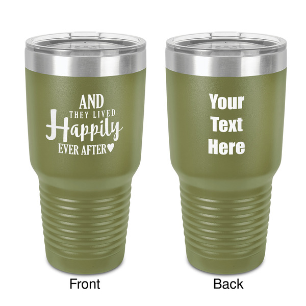 Custom Wedding Quotes and Sayings 30 oz Stainless Steel Tumbler - Olive - Double-Sided