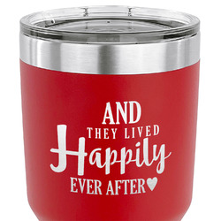 Wedding Quotes and Sayings 30 oz Stainless Steel Tumbler - Red - Double Sided