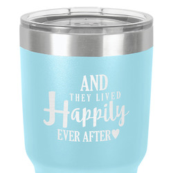 Wedding Quotes and Sayings 30 oz Stainless Steel Tumbler - Teal - Double-Sided