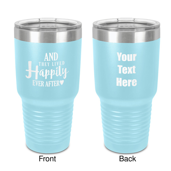 Custom Wedding Quotes and Sayings 30 oz Stainless Steel Tumbler - Teal - Double-Sided