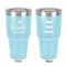 Wedding Quotes and Sayings 30 oz Stainless Steel Ringneck Tumbler - Teal - Double Sided - Front & Back
