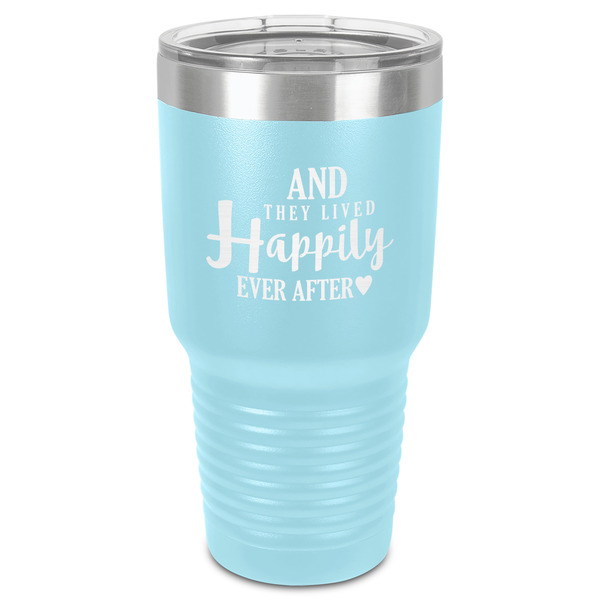 Custom Wedding Quotes and Sayings 30 oz Stainless Steel Tumbler - Teal - Single-Sided
