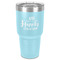 Wedding Quotes and Sayings 30 oz Stainless Steel Ringneck Tumbler - Teal - Front