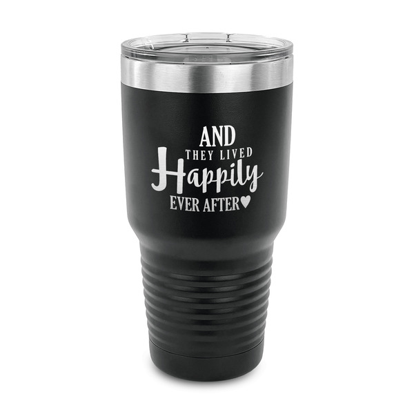 Custom Wedding Quotes and Sayings 30 oz Stainless Steel Tumbler - Black - Single Sided