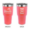 Wedding Quotes and Sayings 30 oz Stainless Steel Ringneck Tumblers - Coral - Double Sided - APPROVAL