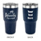 Wedding Quotes and Sayings 30 oz Stainless Steel Ringneck Tumblers - Navy - Double Sided - APPROVAL