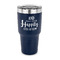 Wedding Quotes and Sayings 30 oz Stainless Steel Ringneck Tumblers - Navy - FRONT