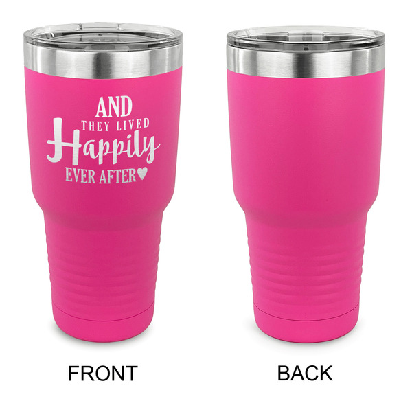 Wedding Quotes and Sayings 30 oz Stainless Steel Ringneck Tumblers - Pink - Single Sided - APPROVAL