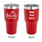 Wedding Quotes and Sayings 30 oz Stainless Steel Ringneck Tumblers - Red - Double Sided - APPROVAL