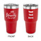 Wedding Quotes and Sayings 30 oz Stainless Steel Tumbler - Red - Double Sided