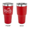 Wedding Quotes and Sayings 30 oz Stainless Steel Ringneck Tumblers - Red - Single Sided - APPROVAL