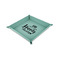 Wedding Quotes and Sayings 6" x 6" Teal Leatherette Snap Up Tray -  MAIN