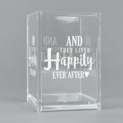 Wedding Quotes and Sayings Acrylic Pen Holder
