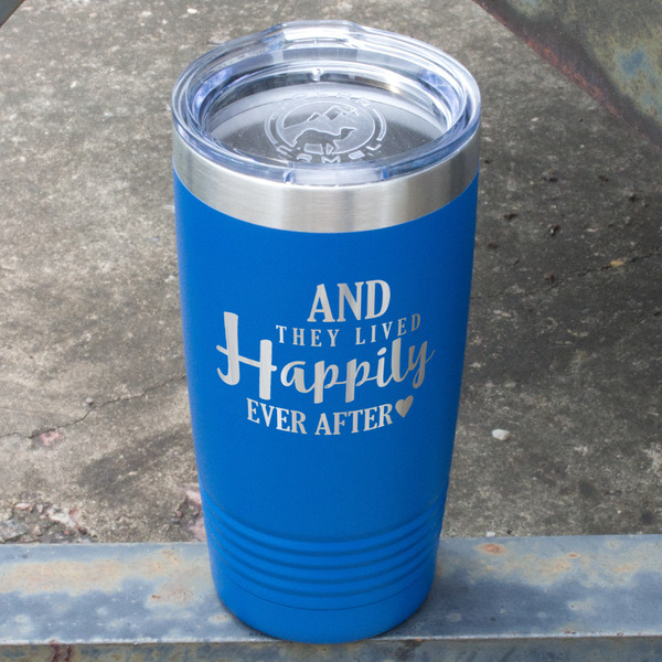 Wedding Quotes and Sayings Blue Polar Camel Tumbler - 20oz - Angled