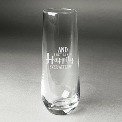 Wedding Quotes and Sayings Champagne Flute - Stemless Engraved