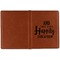 Wedding Quotes and Sayings Cognac Leather Passport Holder Outside Single Sided - Apvl