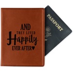 Wedding Quotes and Sayings Passport Holder - Faux Leather - Double Sided