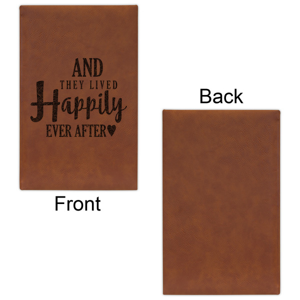 Wedding Quotes and Sayings Cognac Leatherette Journal - Single Sided - Apvl