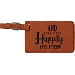 Wedding Quotes and Sayings Leatherette Luggage Tag