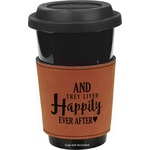 Wedding Quotes and Sayings Leatherette Cup Sleeve - Single Sided