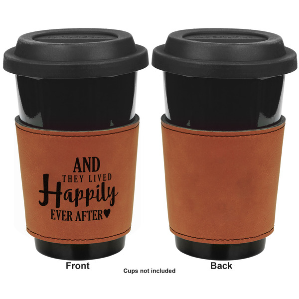 Wedding Quotes and Sayings Cognac Leatherette Mug Sleeve - Single Sided Apvl