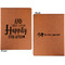 Wedding Quotes and Sayings Cognac Leatherette Portfolios with Notepad - Large - Double Sided - Apvl