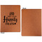 Wedding Quotes and Sayings Cognac Leatherette Portfolios with Notepad - Large - Single Sided - Apvl
