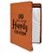 Wedding Quotes and Sayings Leatherette Zipper Portfolio with Notepad - Single Sided