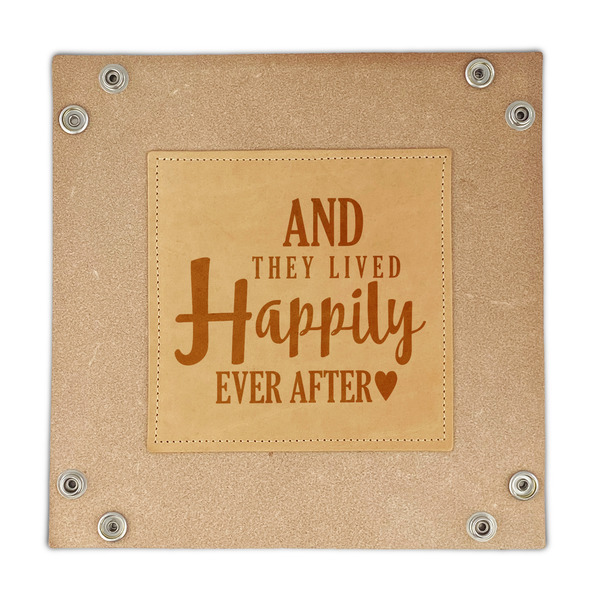 Wedding Quotes and Sayings Genuine Leather Valet Trays - FRONT (flat)