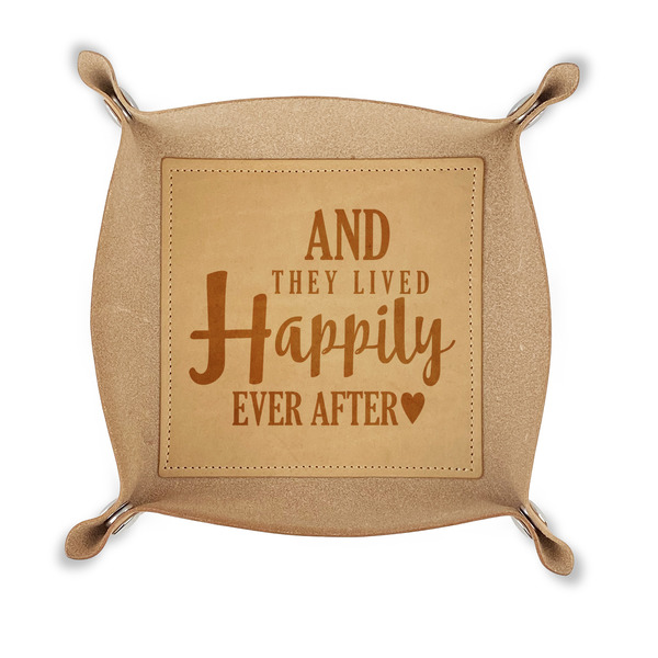 Custom Wedding Quotes and Sayings Genuine Leather Dice Tray