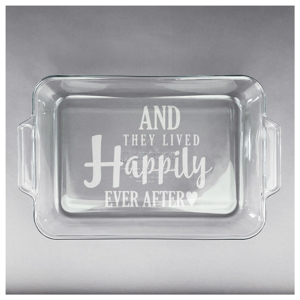 Wedding Quotes and Sayings Glass Baking Dish - APPROVAL (13x9)