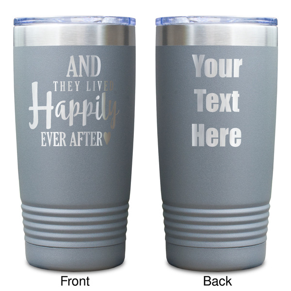 Wedding Quotes and Sayings Gray Polar Camel Tumbler - 20oz - Double Sided - Approval