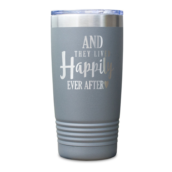 Wedding Quotes and Sayings Gray Polar Camel Tumbler - 20oz - Single Sided - Approval