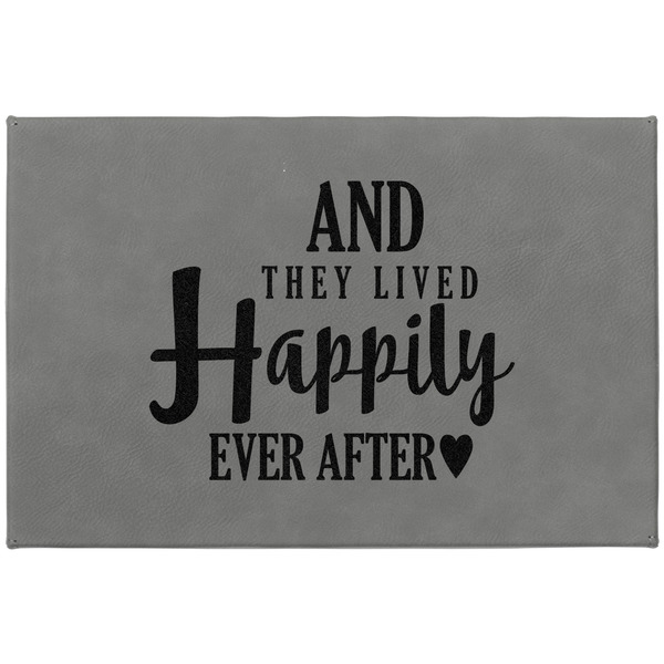 Wedding Quotes and Sayings Large Engraved Gift Box with Leather Lid - Approval