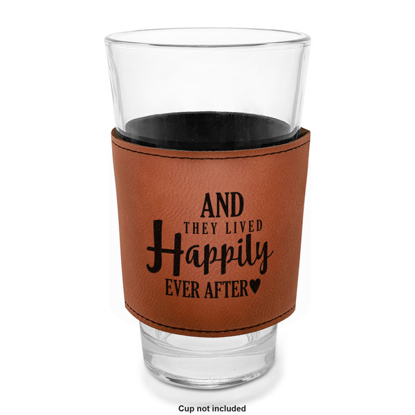 Wedding Quotes and Sayings Laserable Leatherette Mug Sleeve - In pint glass for bar