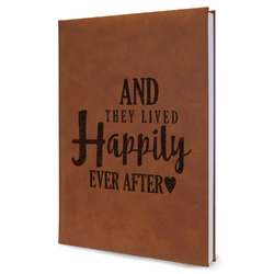 Wedding Quotes and Sayings Leather Sketchbook - Large - Single Sided