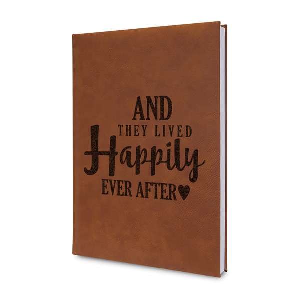 Custom Wedding Quotes and Sayings Leather Sketchbook - Small - Single Sided
