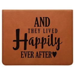 Wedding Quotes and Sayings Leatherette 4-Piece Wine Tool Set