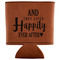 Wedding Quotes and Sayings Leatherette Can Sleeve - Flat