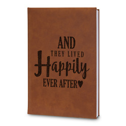 Wedding Quotes and Sayings Leatherette Journal - Large - Double Sided