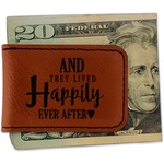 Wedding Quotes and Sayings Leatherette Magnetic Money Clip
