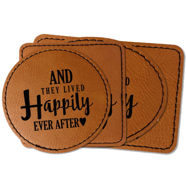 Custom Wedding Quotes and Sayings Faux Leather Iron On Patch